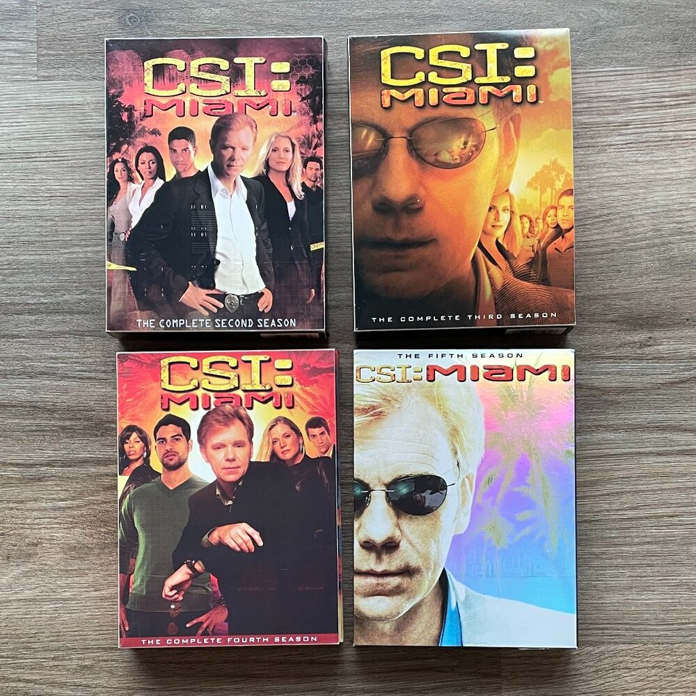 CSI: Miami - Complete Seasons 2, 3, 4 & 5 DVD Sets $12